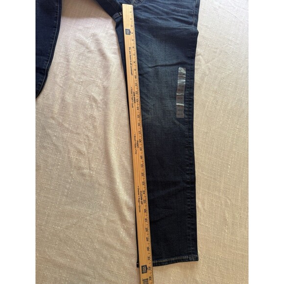 NWT American Eagle Airflex + Slim Straight Jeans Men 30x32 Authentic Dark Indigo - Picture 5 of 11